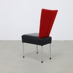 4x Postmoderne Eetkamerstoel 2-tone, 1980s thumbnail 9