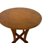 Art Deco Bijzettafel Eiken Jaren 50 Design Minimalisch thumbnail 8