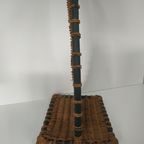 Zeldzame Vintage Rotan Rattan Dressgirl/kunstobject thumbnail 7