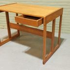 Vintage Design Houten Bureau Desk thumbnail 5