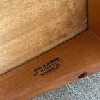 Zes Deens Vintage Houten Eetkamerstoelen Koefoed Hornslet thumbnail 6