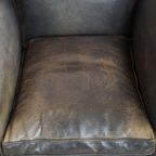 Schapenleren Bart Van Bekhoven Design Fauteuil In Een Mooie Diepe Donkere Kleur thumbnail 7