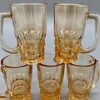 Set Vintage Shotglaasjes Ombre Oranje 5 Stuks thumbnail 5