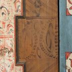 Antieke Beschilderde Bruidskast 1788 thumbnail 12