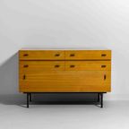Mid-Century Vintage Minimalistische Ladekast Van Roger De Winter, 1960S België thumbnail 9