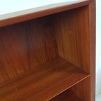 Vintage Deens Boekenkastje | Klein Kastje Teak Zwarte Pootje thumbnail 3