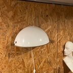 Flos Quarto Wandlamp Van Tobia Scarpa, Moderne Witte Kwart Bol. Jaren 70 Ontwerp, Italiaans Desig thumbnail 5