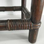 Uniek Rotan Bamboe "petit" Planten-bijzettafeltje Donkerbruin thumbnail 7