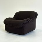 Caprice Fauteuils In Donkbruin Door Henning Korch Voor SWAN thumbnail 7
