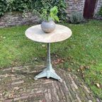 Schitterende Bistrotafel Tuintafel Met Marmer Art Deco 1930 Frans thumbnail 10