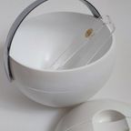 Guzzini Ijsemmer Ice Bucket 'stella' Wit Space Age & Ijstang thumbnail 3
