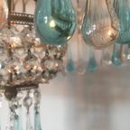 Italiaanse Hanglamp Azuur Teardrop Lamp Murano Kroonluchter thumbnail 10