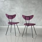 Kembo 103 Eettafelstoelen 2x Gispen Vintage Paars Prijs P/s thumbnail 4