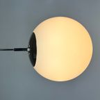 Vintage Raak Hanglamp / Bollamp, B1153 "ochtendnevel" thumbnail 5