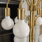 Vintage Hanglamp Met Glazen Bollen Regency/ Sputnik thumbnail 3