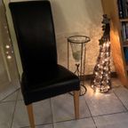 Leren Eetkamerstoelen 6X thumbnail 2