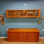 Vintage Dressoir + Vitrine Wandkast Silkeborg thumbnail 5