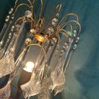 2 Beschikbaar Vintage Murano Teardrop Tafellampen Giraffe Met Palmboom! thumbnail 4
