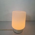 Vintage Plafonniere Met Ribbel Glas thumbnail 5