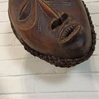 Set Van 2 Vintage/antieke Tchokwe Houten Maskers thumbnail 15