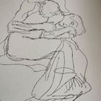 Gustav Klimt After (1862-1918), Coppia Di Amanti, 1903, Printed In Italy thumbnail 10