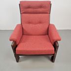 Vintage Wengé Fauteuil Martin Visser Spectrum Brutalist '60 thumbnail 4