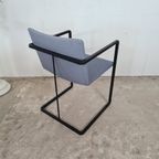 Hennie De Jong, Lichtblauw - Zwart Frame, Set Van 2 Stoelen, thumbnail 3