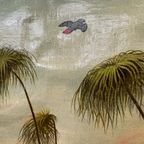 Vintage Linnen Schoolkaart – Nijlpaard – M.a. Koekoek thumbnail 10