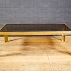 Coffee Table Made Of Brass And Glass From The 60S. thumbnail 4