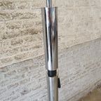 Midcentury Space Age Xl Design Vloerlamp Chroom - Oranje thumbnail 4