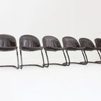 Vintage Eetkamer Stoelen Gastone Rinaldi Voor Thema Italy, Jaren 70, Set Van 6 thumbnail 12