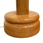 Vintage Pinewood Grenen Tafellamp Gedraaid Jaren 70 Design thumbnail 19