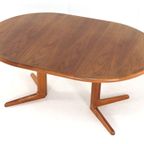 Korup Ronde 2x Verlengbare Eettafel Vintage Deens Massief Teak 'nollund' thumbnail 10