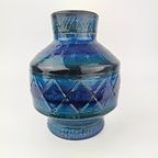 Prachtige Italiaanse Blauwe Bitosso Vaas 20 Cm thumbnail 9