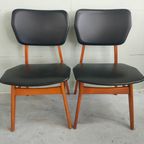 Scandinavische Jaren 50-60 Eetkamerstoelen thumbnail 3