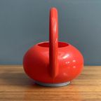 Red Plastic Watering Can 1960S thumbnail 7