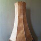 Xl Midcentury Lampenkap Leer Zeshoekig, 60 Cm thumbnail 2