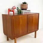 Scandinavisch Vintage Teak Fineren Kast thumbnail 9