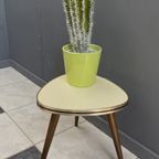 Yellow Formica Plant Table 1960S thumbnail 3