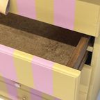 Restyle Streep Ladekastje Hout Porselein/leer Knop thumbnail 6