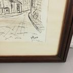 José - Pentekening Grote Markt Veurne - 1975 thumbnail 7