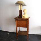 Vintage Bouillotte Tafellamp Met Koperen Kap, Jaren' 50/'60 thumbnail 5