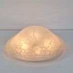 Vintage Xl Plafonniere Mushroom Plafondlamp Glas Mid Century thumbnail 11