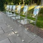 6 La Marie Chairs By Philippe Tarck For Kartell thumbnail 5