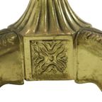 Mid Century Ronde Marmeren Salontafel Bijzettafel Messing thumbnail 16