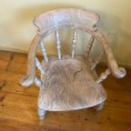 Engelse Countryhouse Bureaustoel Stoel 19e Eeuws thumbnail 7