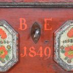 Folk Art Bruidskist, Anno 1849 thumbnail 12