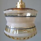 Vintage Hanglamp - Amberkleurig Glas Met Frosted Textuur thumbnail 8