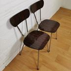 Vintage Formica Keukenstoelen Eetkamerstoelen Jaren 60 thumbnail 9