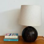 Grote Vintage Keramiek Lamp Brutalist Jaren 60 thumbnail 3